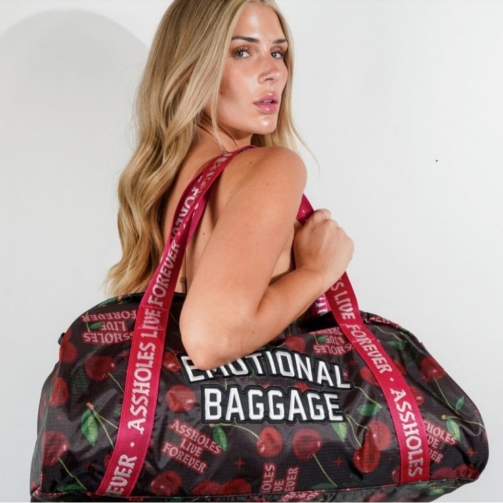 Cherry Print Women's Emotional Baggage Bag
